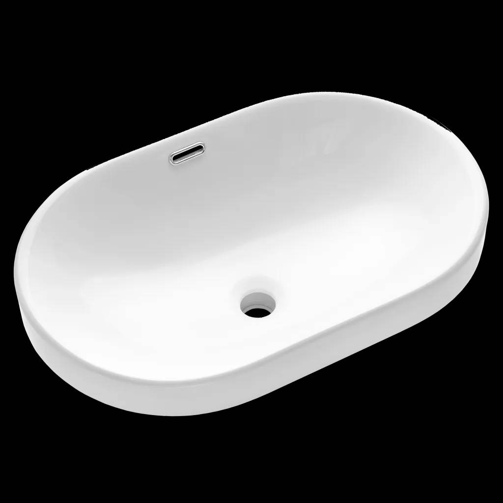 Раковина Invena Nike CE-28-060 врізна керамічна - 252452