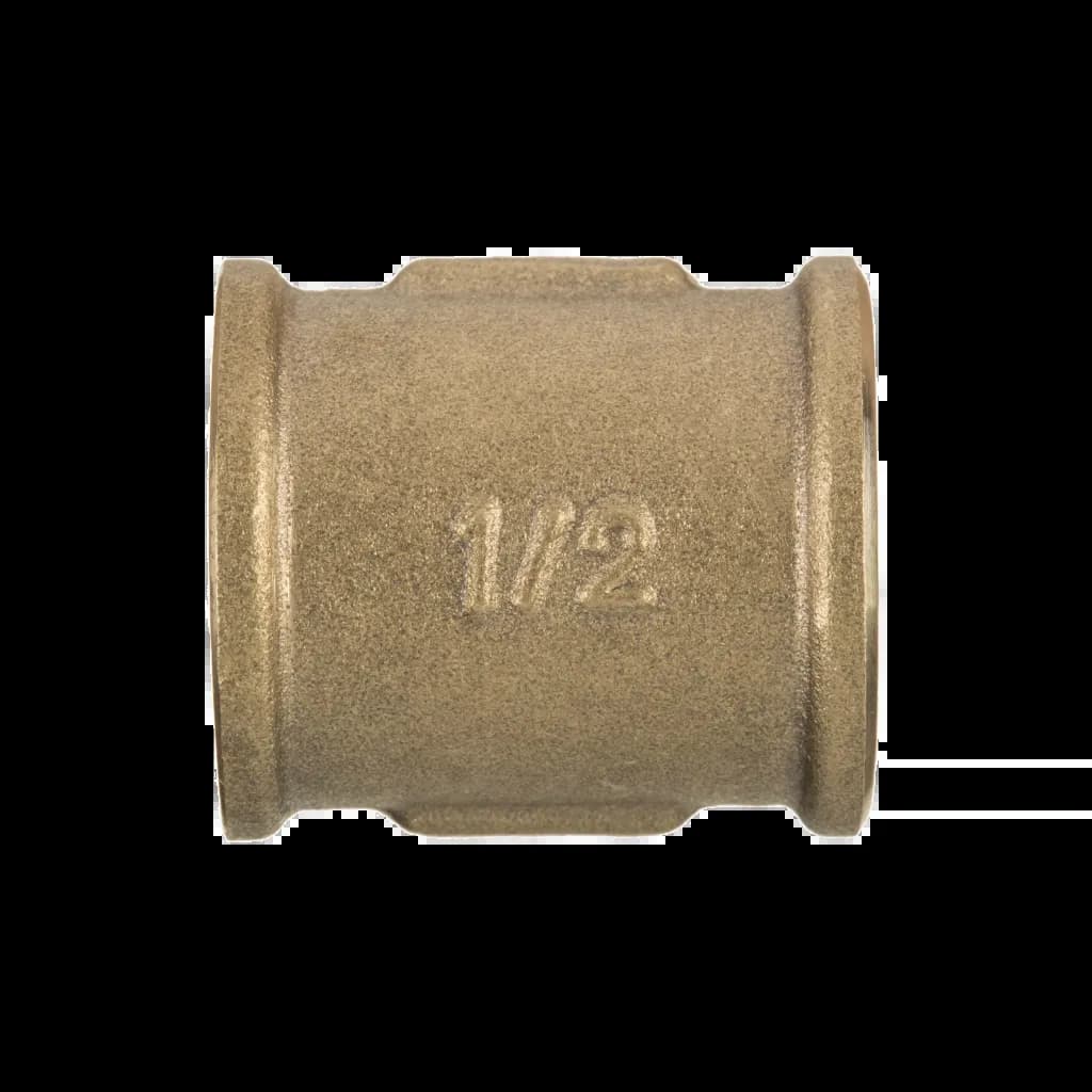 Муфта з внутрішньою різьбою 3/8" Invena ZM-04-010 Латунна (295346904) - 295346904
