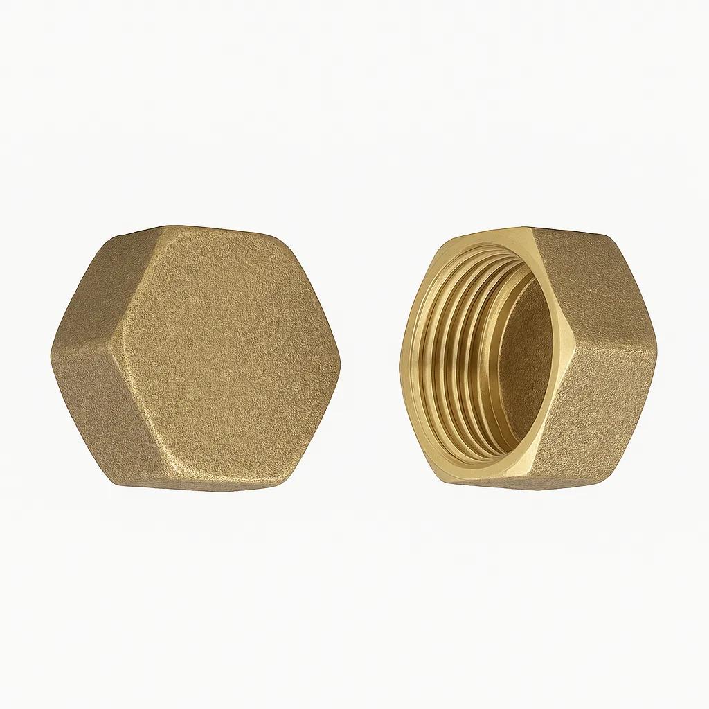 Латунна пробка внутр. різьба 1/2'' ZM-13-015 - 252712