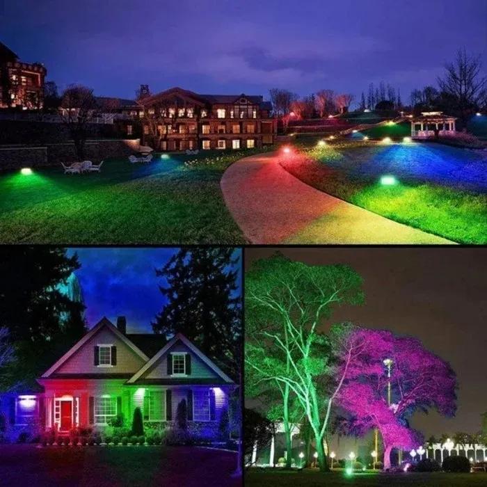 Прожектор світлодіодний 10Вт RGB IP65 грунтовий LED STORY PREMIUM - 252737