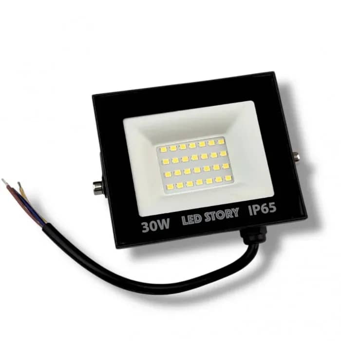 Прожектор світлодіодний 30Вт 2550Лм IP65 SMD led 220В 6500К Холодний білий - 252739