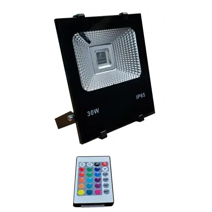 Прожектор світлодіодний грунтовий 30Вт RGB для вулиці IP65 кріплення в комплекті LED STORY PREMIUM - 252744