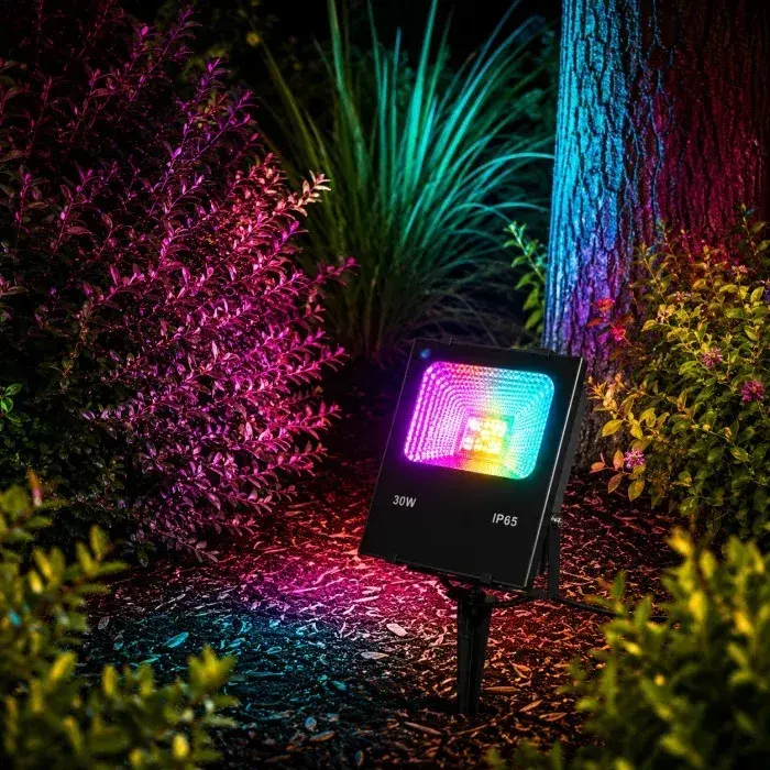 Прожектор світлодіодний грунтовий 30Вт RGB для вулиці IP65 кріплення в комплекті LED STORY PREMIUM - 252746
