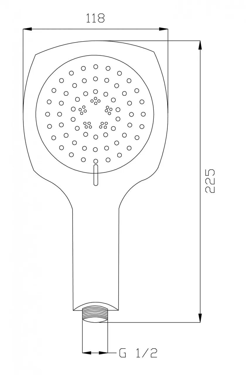 Воронка для душа Invena Elea AS-82-001 - 998123060