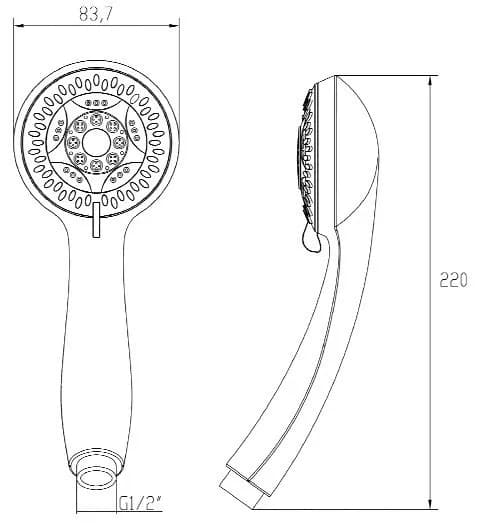 Воронка для душа Invena Esla AS-94-001 - 760285387