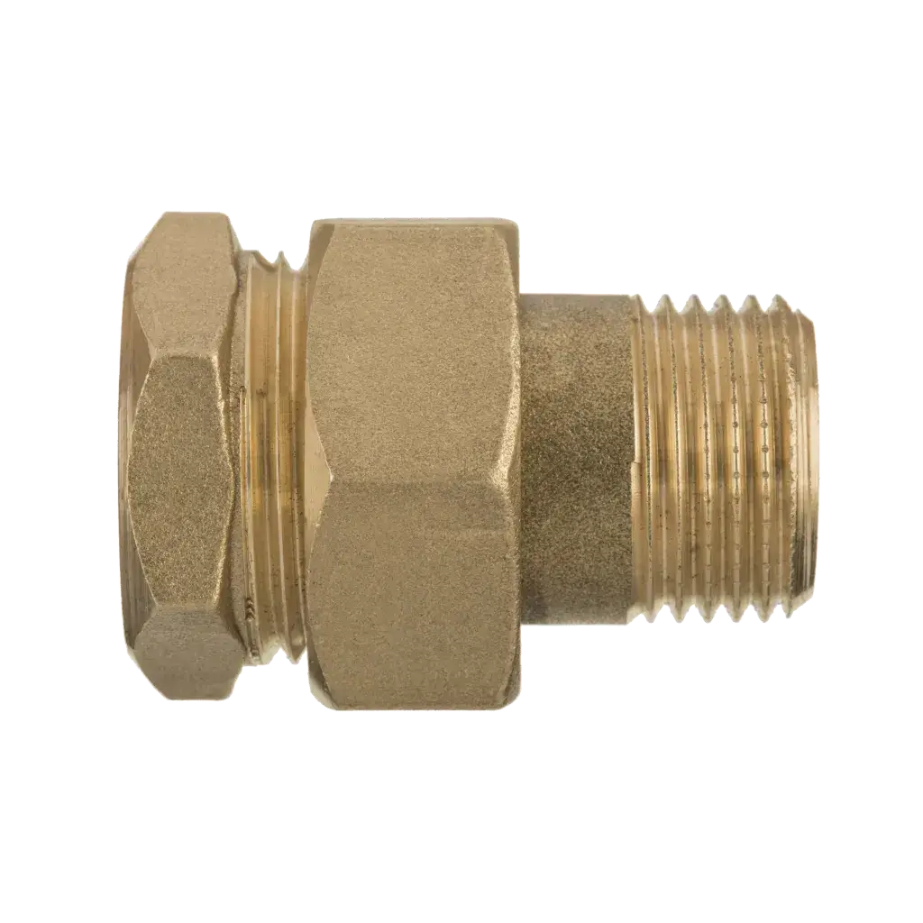 Згін американка пряма, латунна, ZM-16-040 - 253007