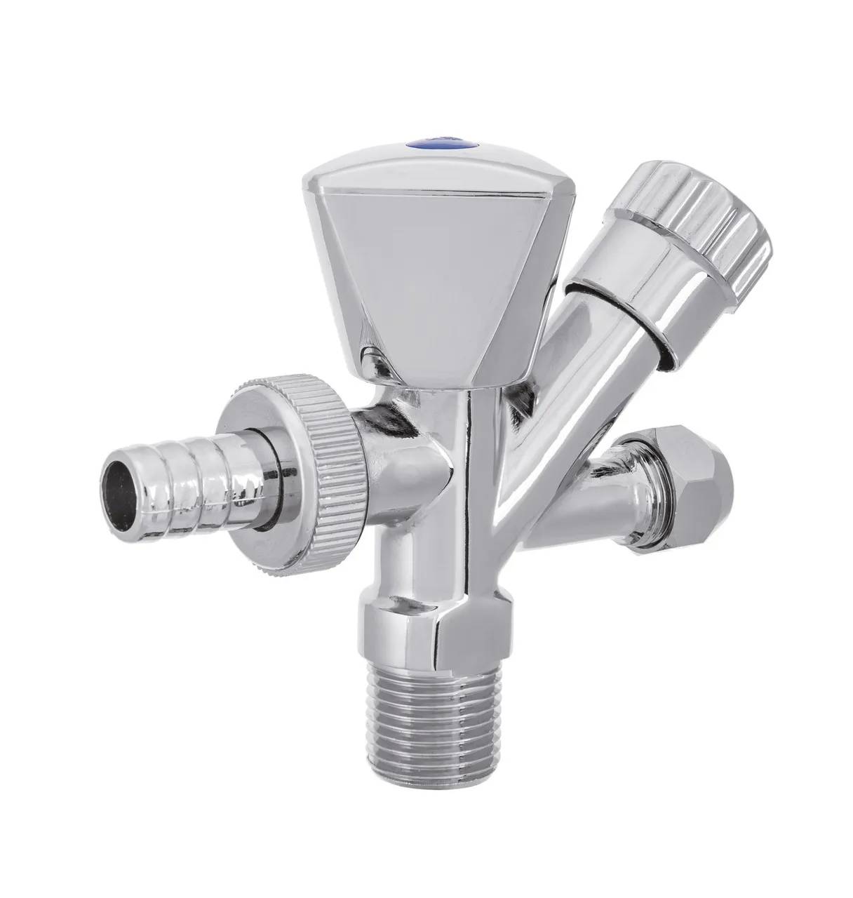 Комбінований вентиль Invena ZW-26-020 1/2""x3/4""x10 (3/8"") - 253055