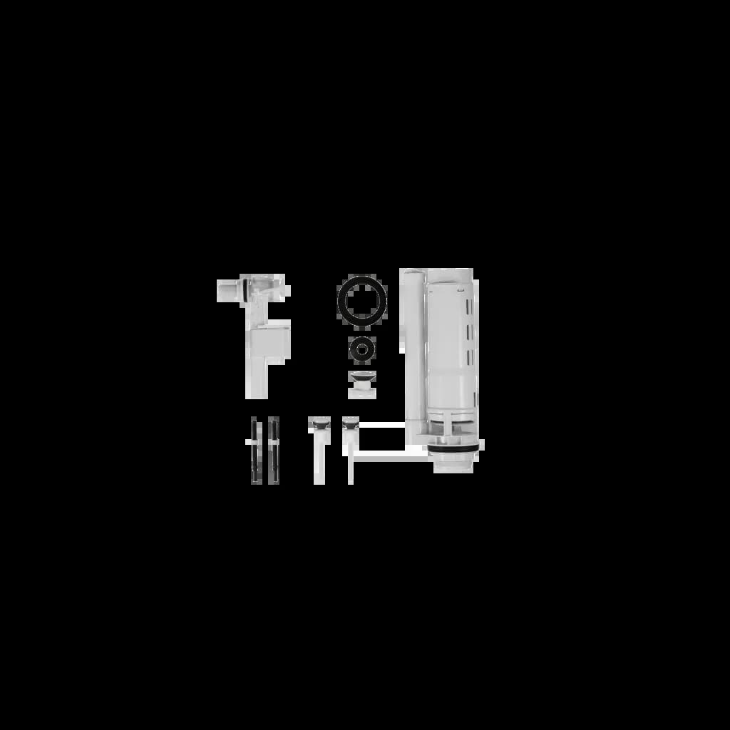 Унітаз-компакт Invena Verso Rimless квадратний з нижнім підведенням - 668052067