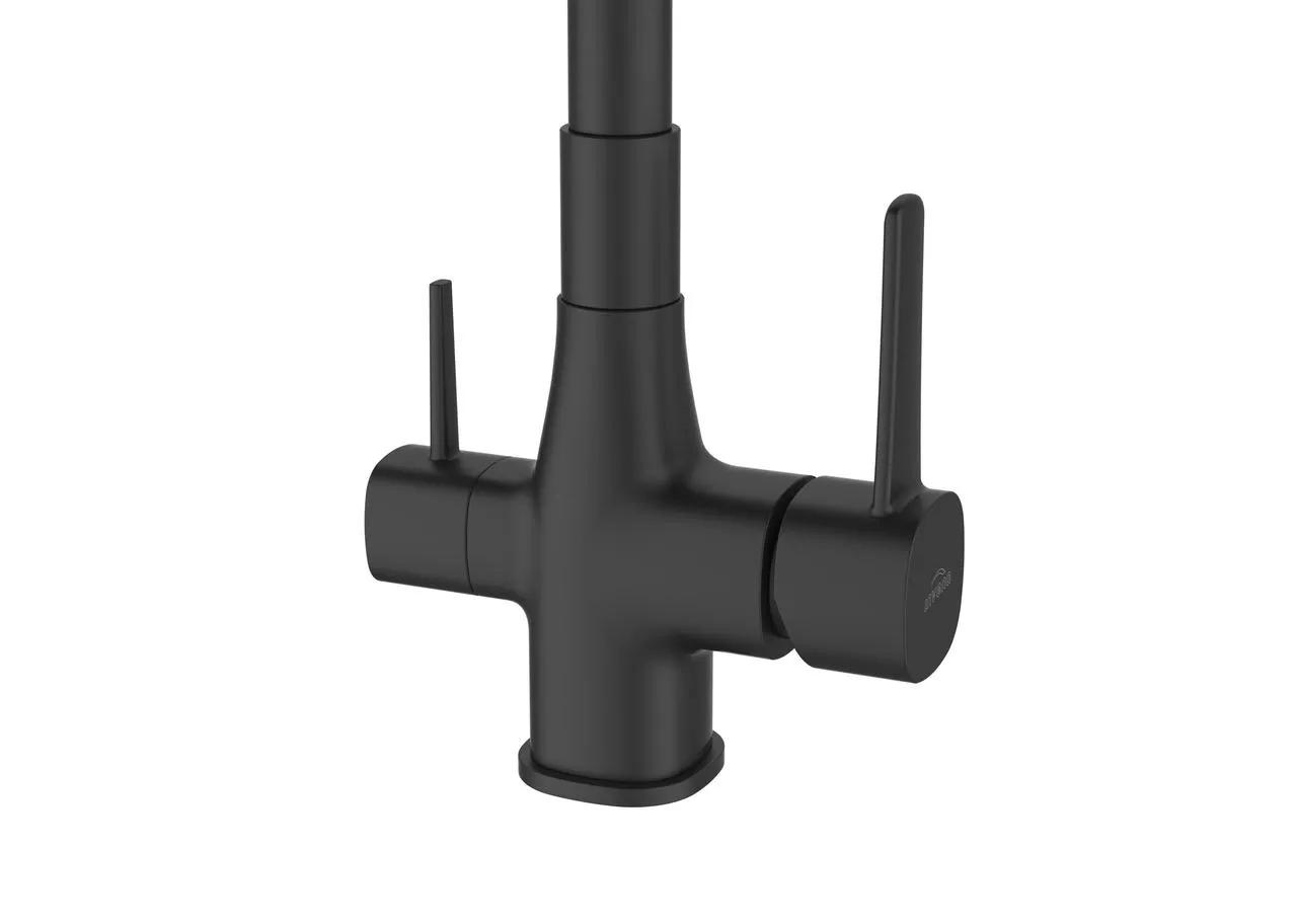 Кухонний змішувач із фільтром чорний GLAMOUR BZ-02-F04 - 253476