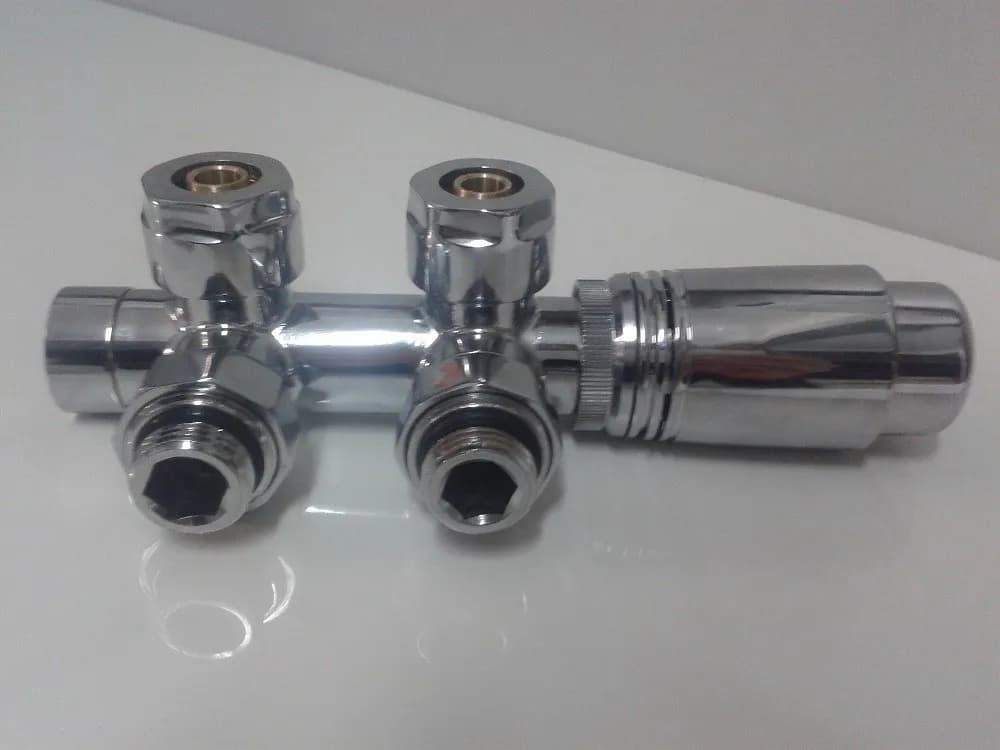 Термостатичний комплект Invena типу DUOPLEX, хром, CZ-88-015 - 115889082