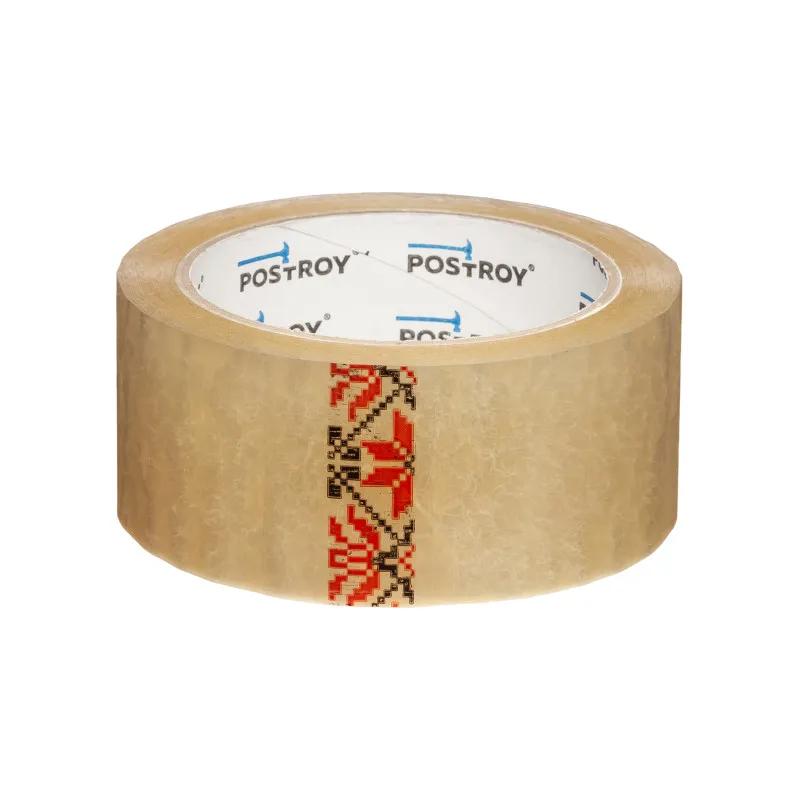 Клейкая лента Postroy скотч упаковочный 200 м x 45 мм (101-045) - 255771