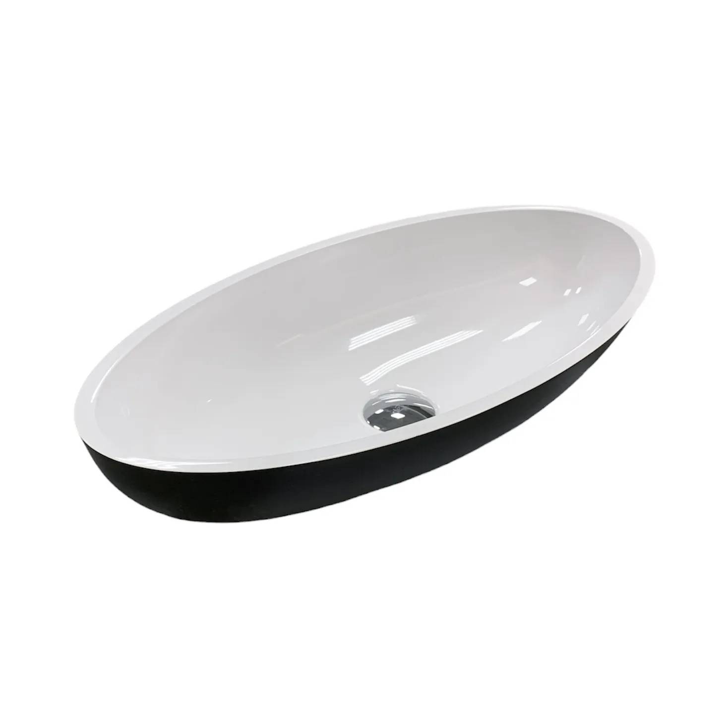 Умивальник Adamant Andere New Black\White glossy - 255927