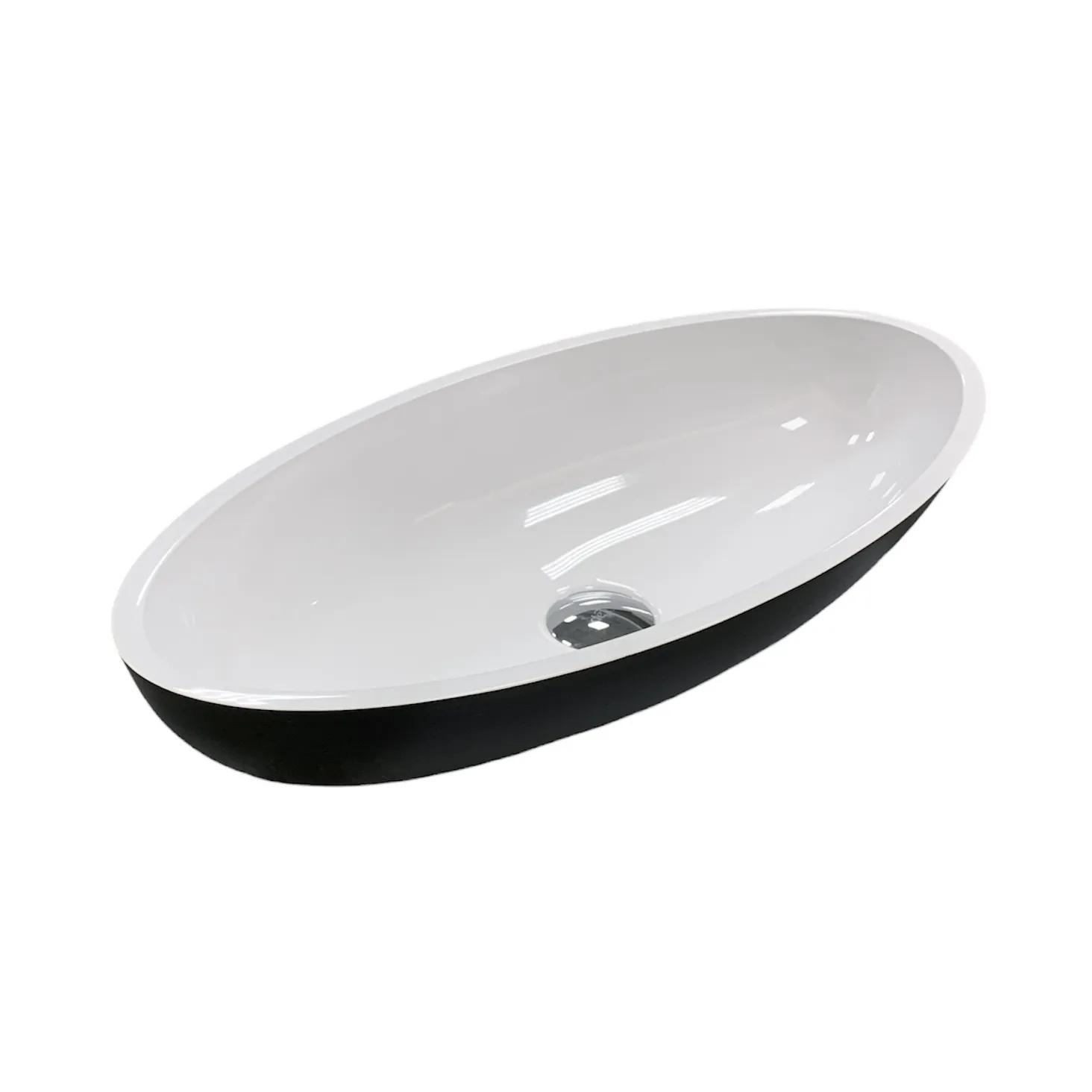 Умивальник Adamant Andere New Black\White glossy - 255927