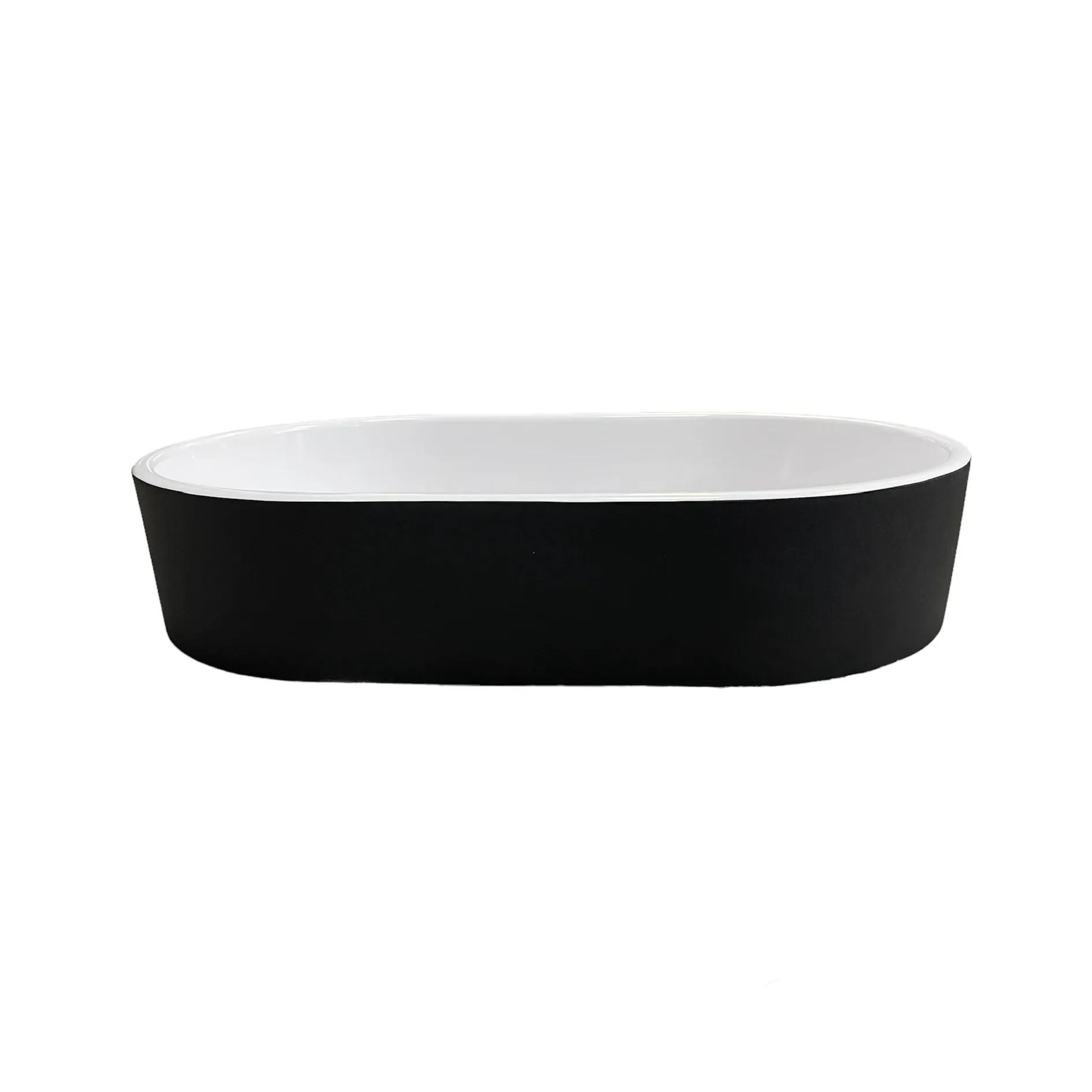 Умивальник Adamant Beste New Black\White glossy - 255950