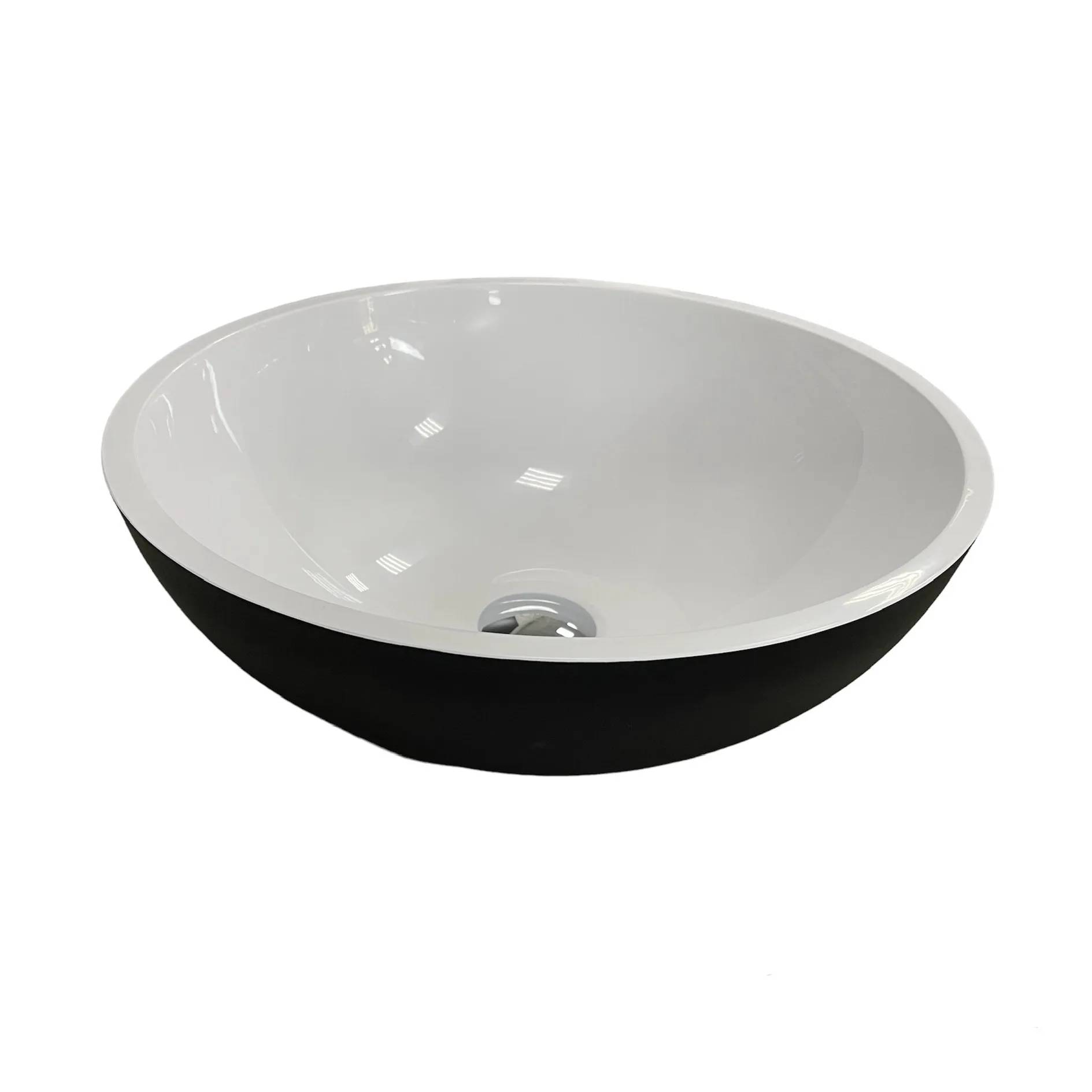 Умивальник Adamant Kreis Black\White glossy - 256032
