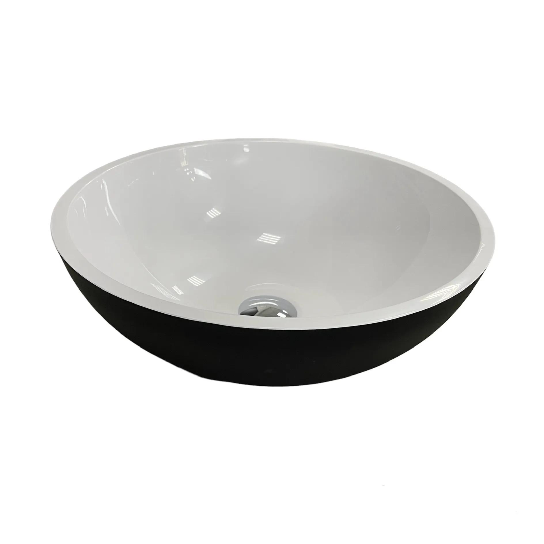Умивальник Adamant Kreis Black\White glossy - 256032
