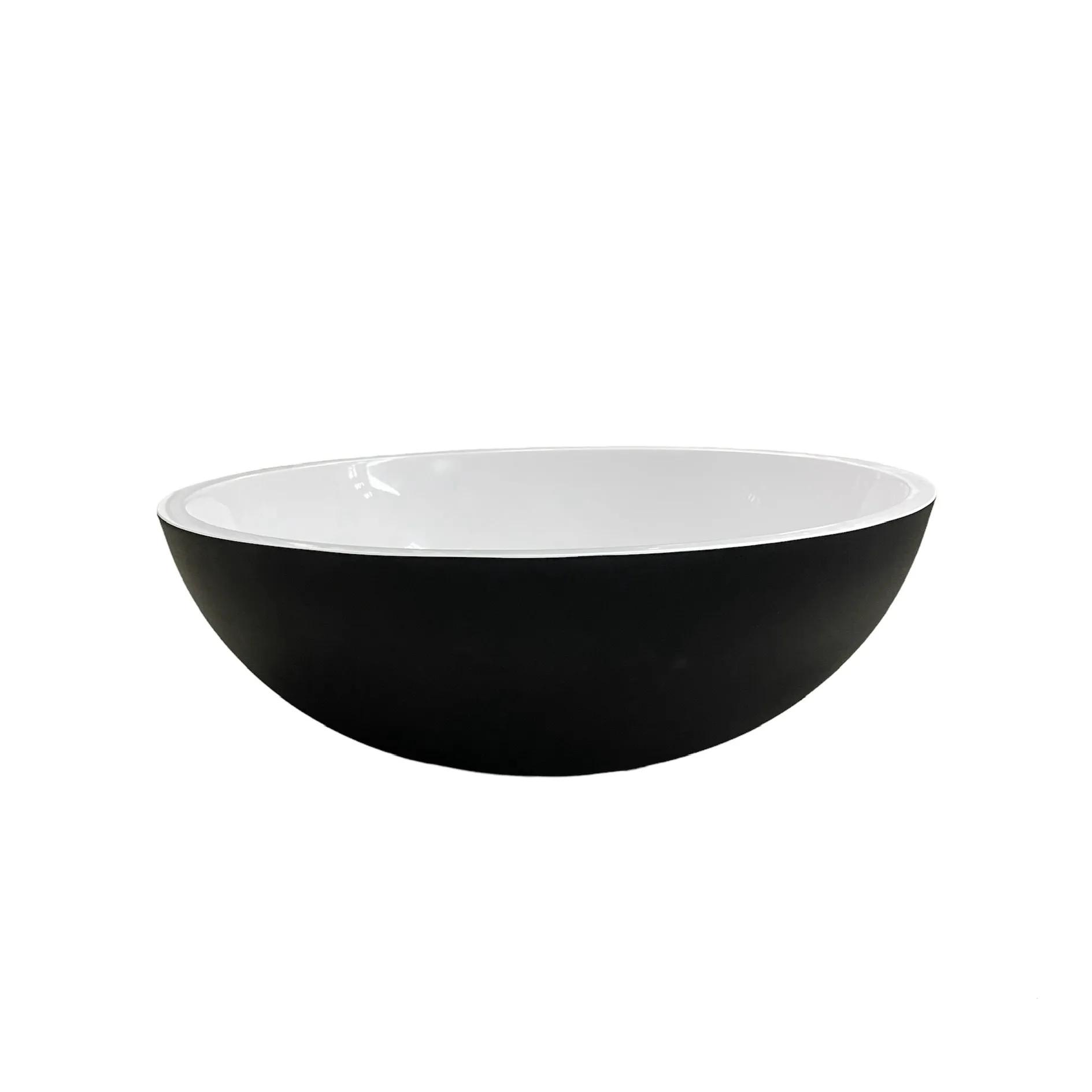 Умивальник Adamant Kreis Black\White glossy - 256033