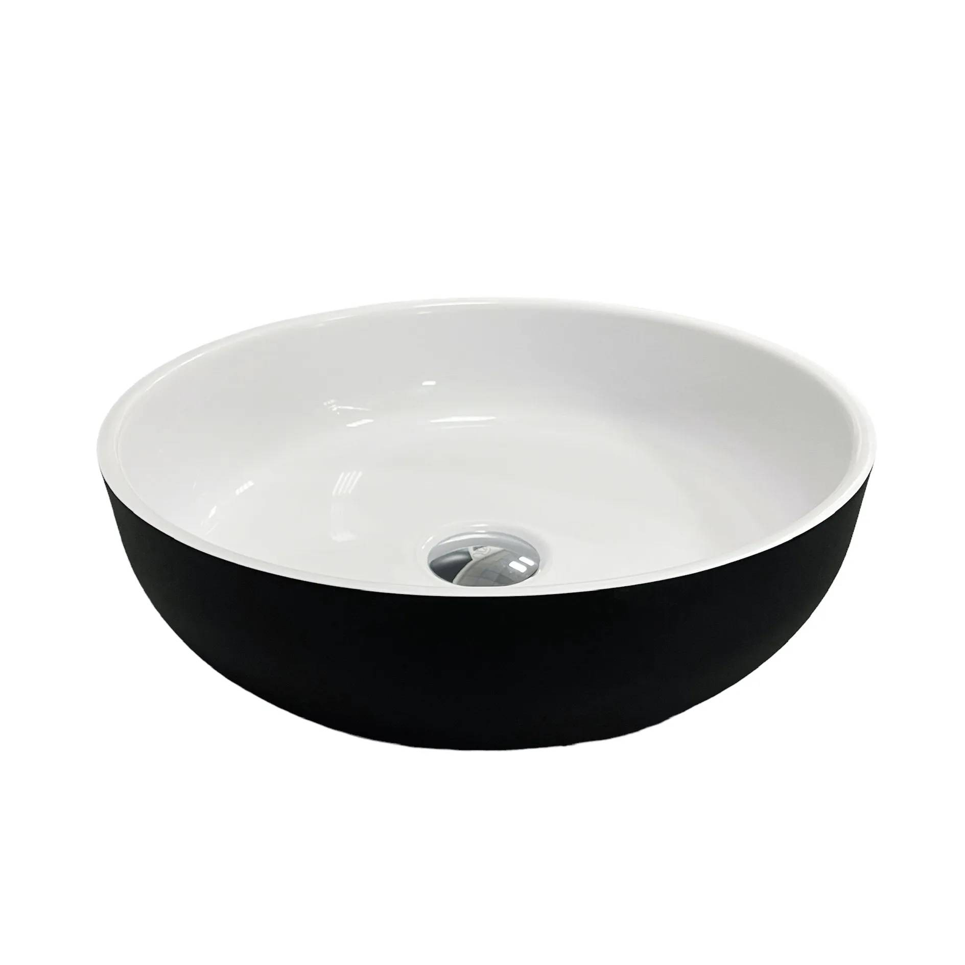 Умивальник Adamant Sunline New Black\White glossy - 256109