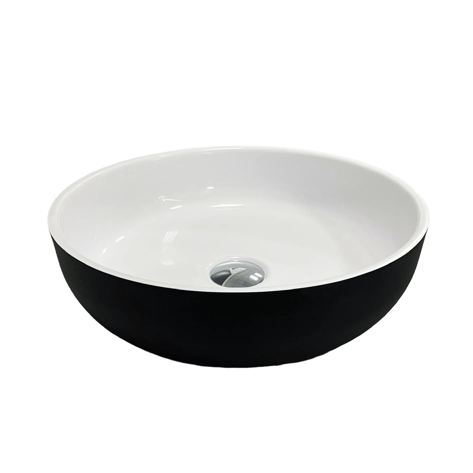 Умивальник Adamant Sunline New Black\White glossy - 256109
