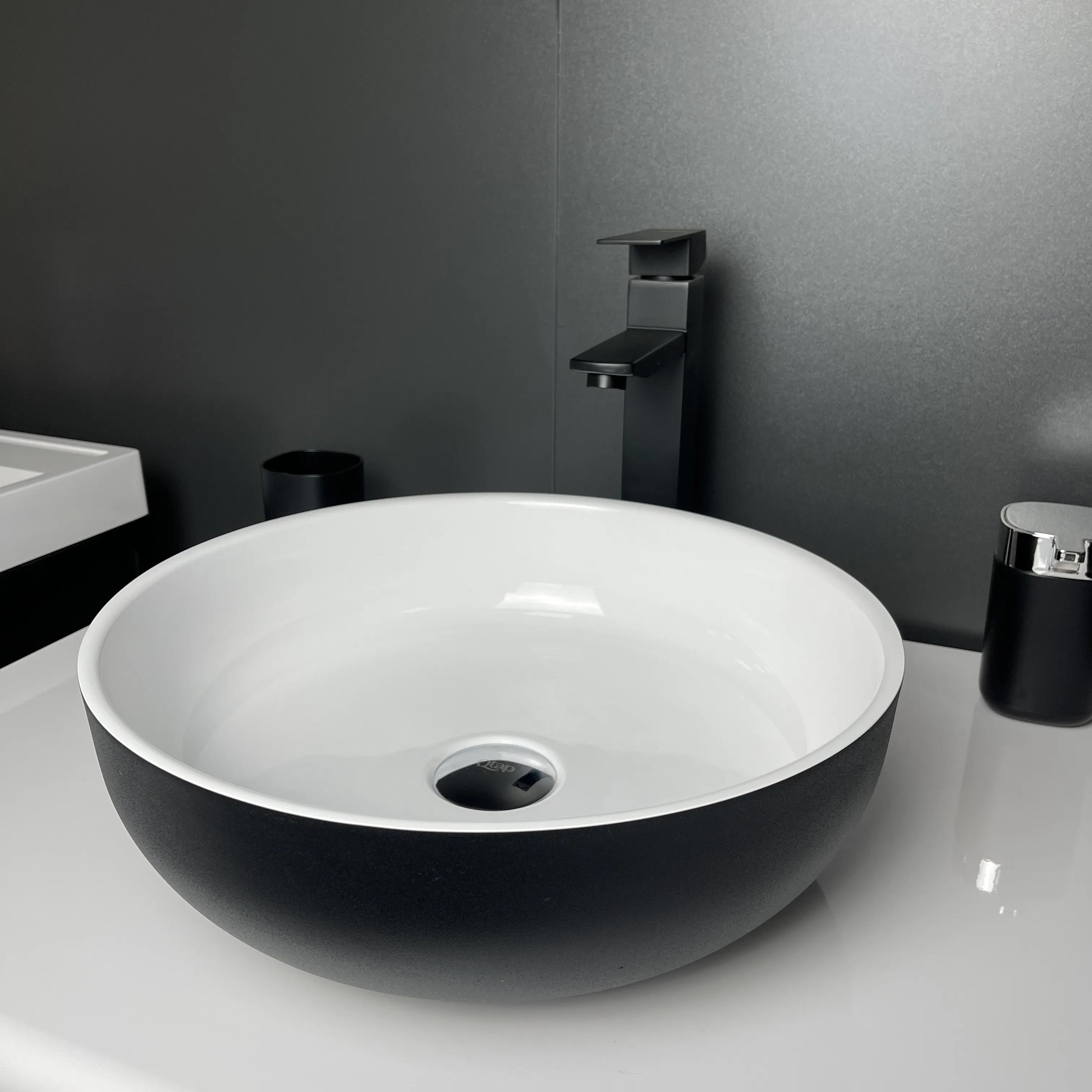 Умивальник Adamant Sunline New Black\White glossy - 256112