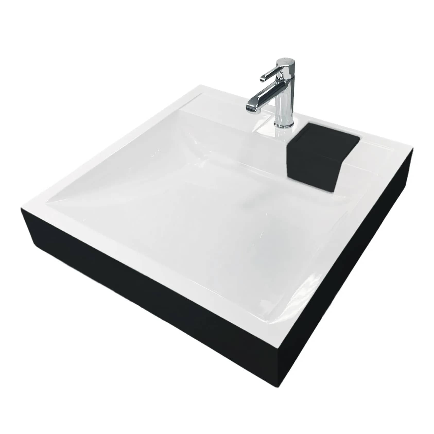 Умивальник Adamant Washer New Black/White Glossy - 766871162