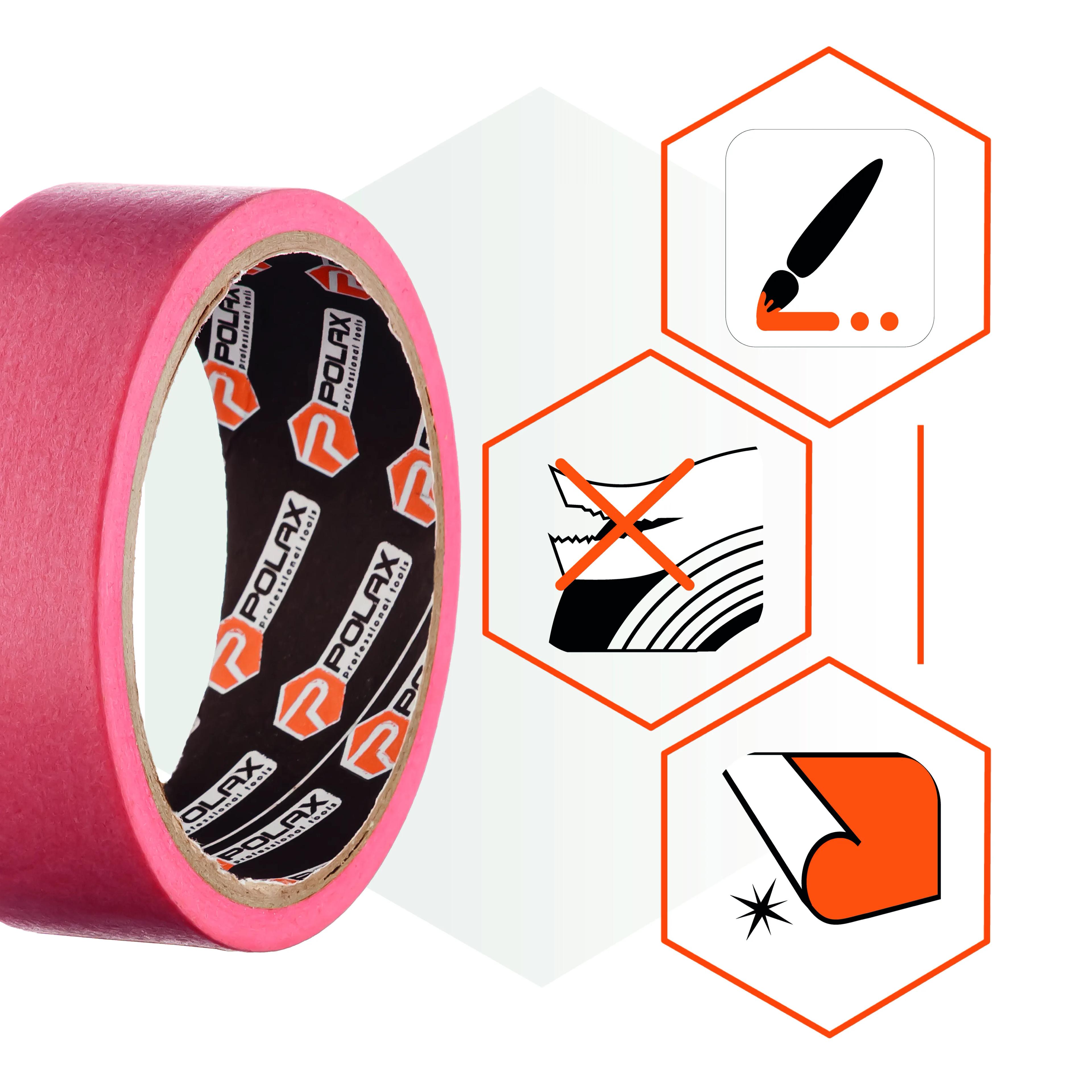 Лента малярная Polax Delicate 38 мм (024504029) - 257429