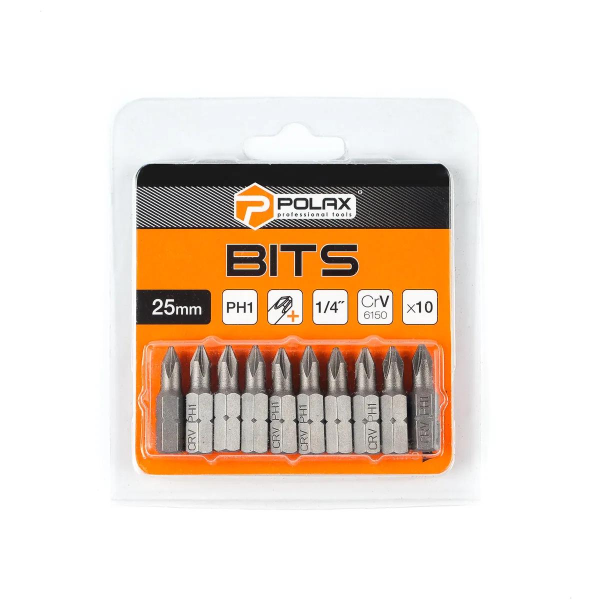 Біта PH1 Polax 25 мм 10 шт (060738468) - 258184