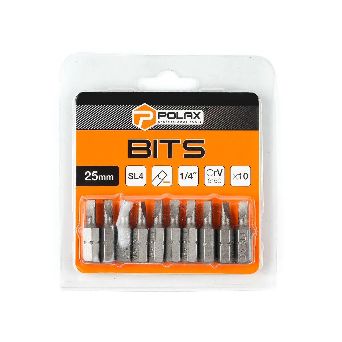 Біта SL4 Polax 25 мм 10 шт (942084648) - 258195