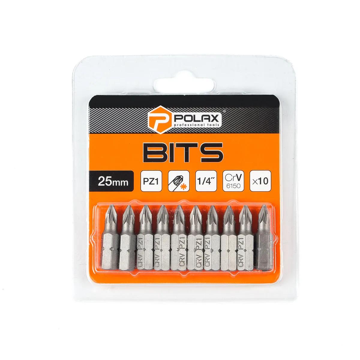 Біта Polax PZ1 25 мм 10 шт (550105367) - 258205
