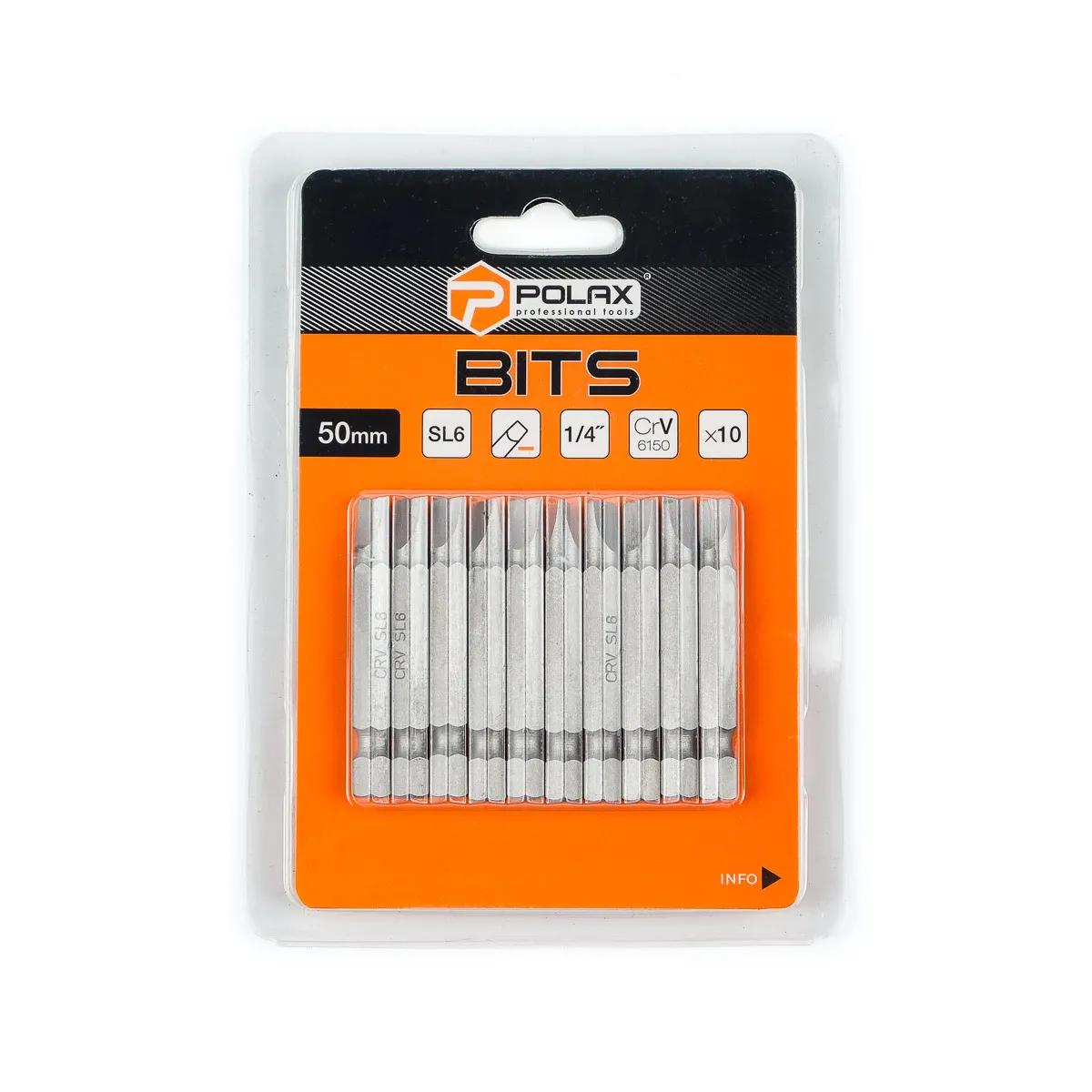 Біта Polax SL6 50 мм 10 шт (978113638) - 258237