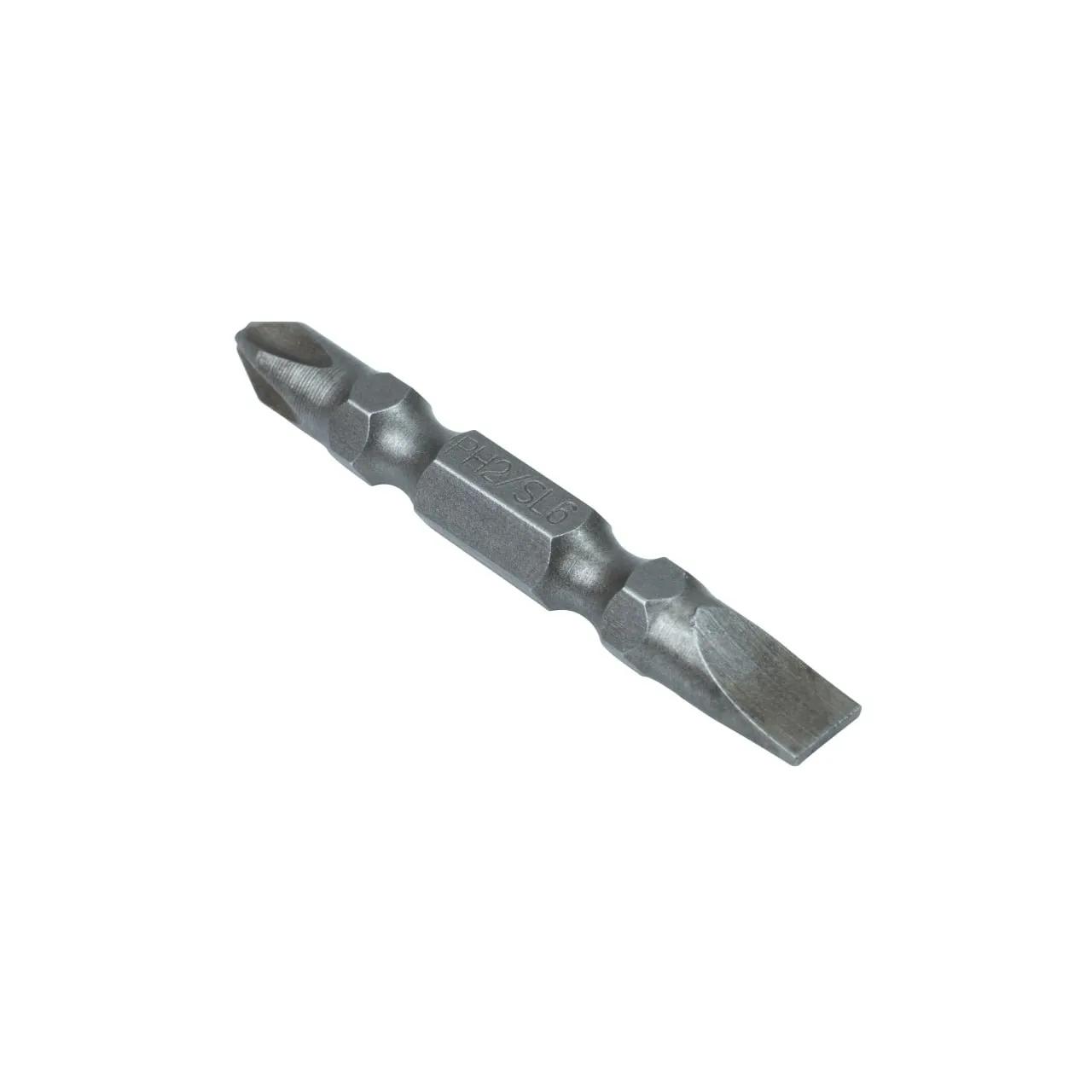 Біта двостороння Polax PH1-SL6 50 мм 10 шт (431620688) - 258260