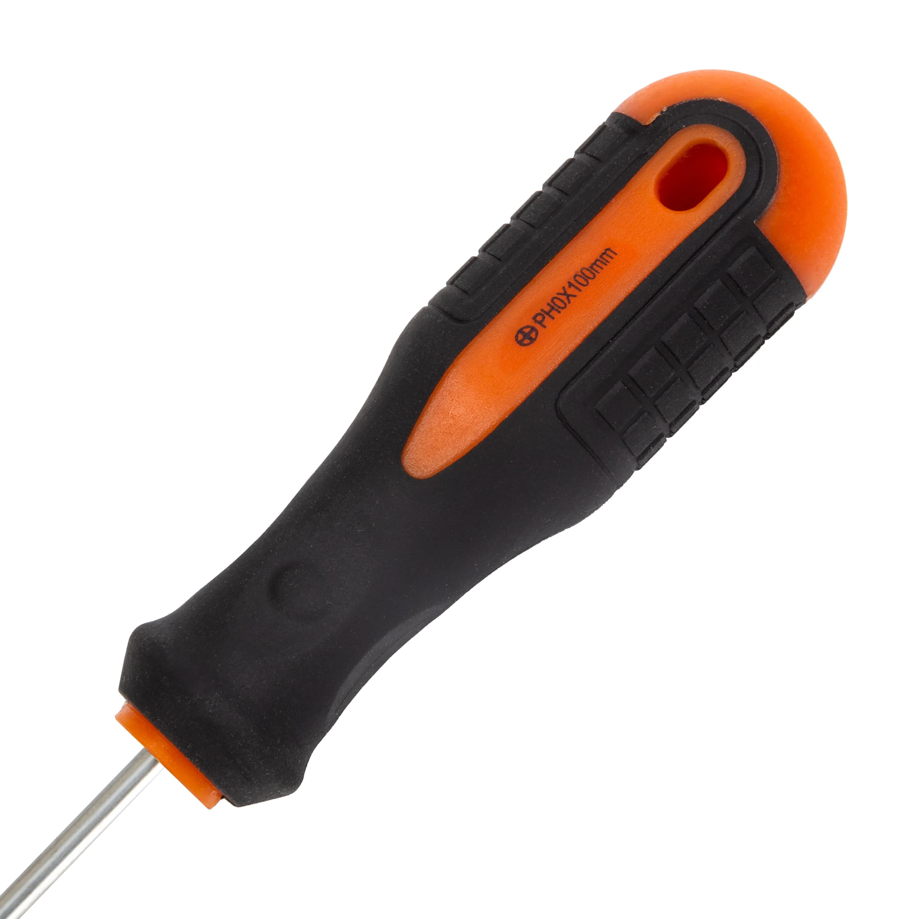 Отвертка Polax крестовая PH0 х 100, Cr-V (51-058) - 328192756