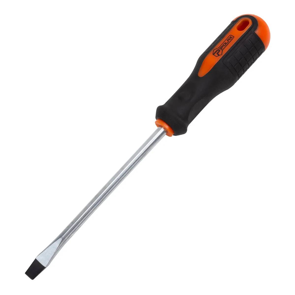 Отвертка Polax шлицевая плоская SL8 X 150, Cr-V (51-006) - 258407