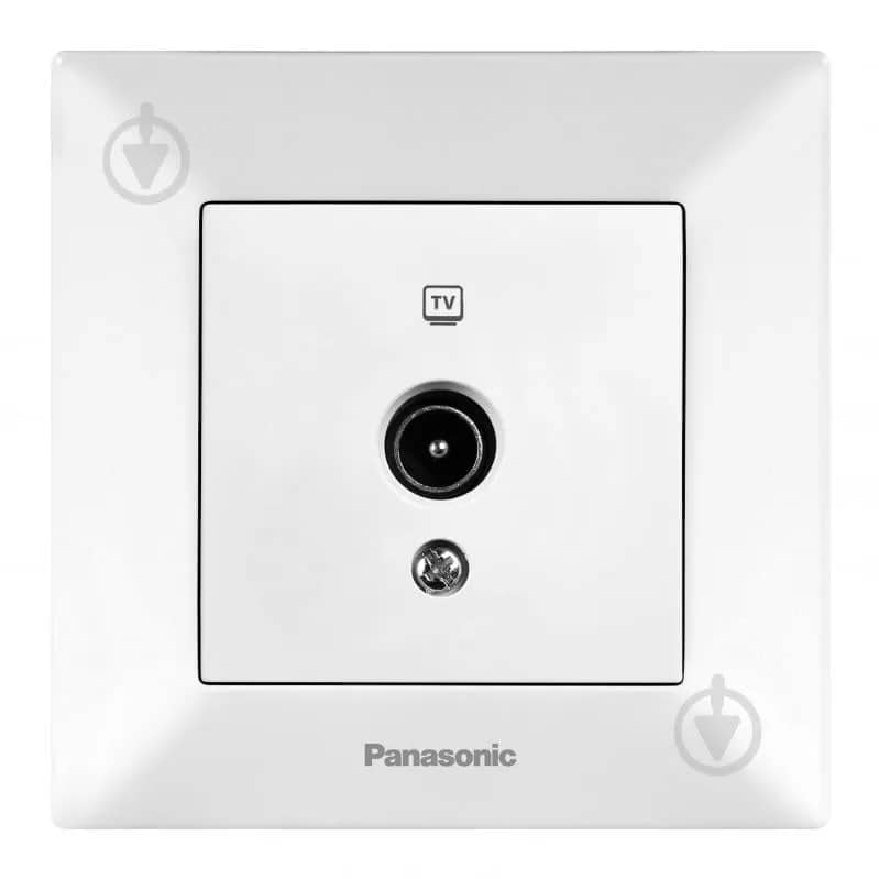 Розетка ТV кінц. Panasonic Arkedia Slim, біла - 259382