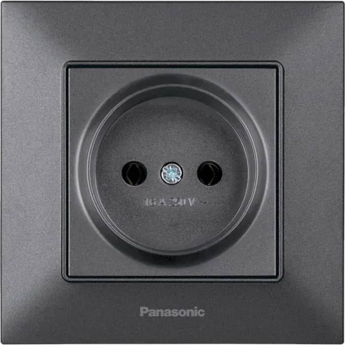 Розетка Panasonic Arkedia Slim, димч. - 959524609