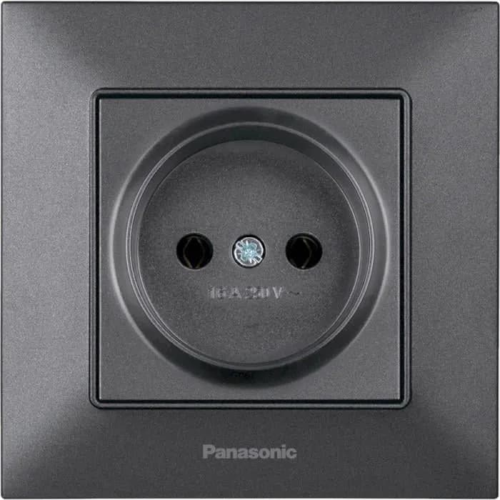 Розетка Panasonic Arkedia Slim, димч. - 959524609