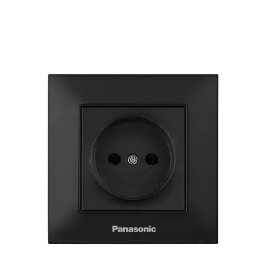 Розетка Panasonic Arkedia Slim, чорн. - 259392