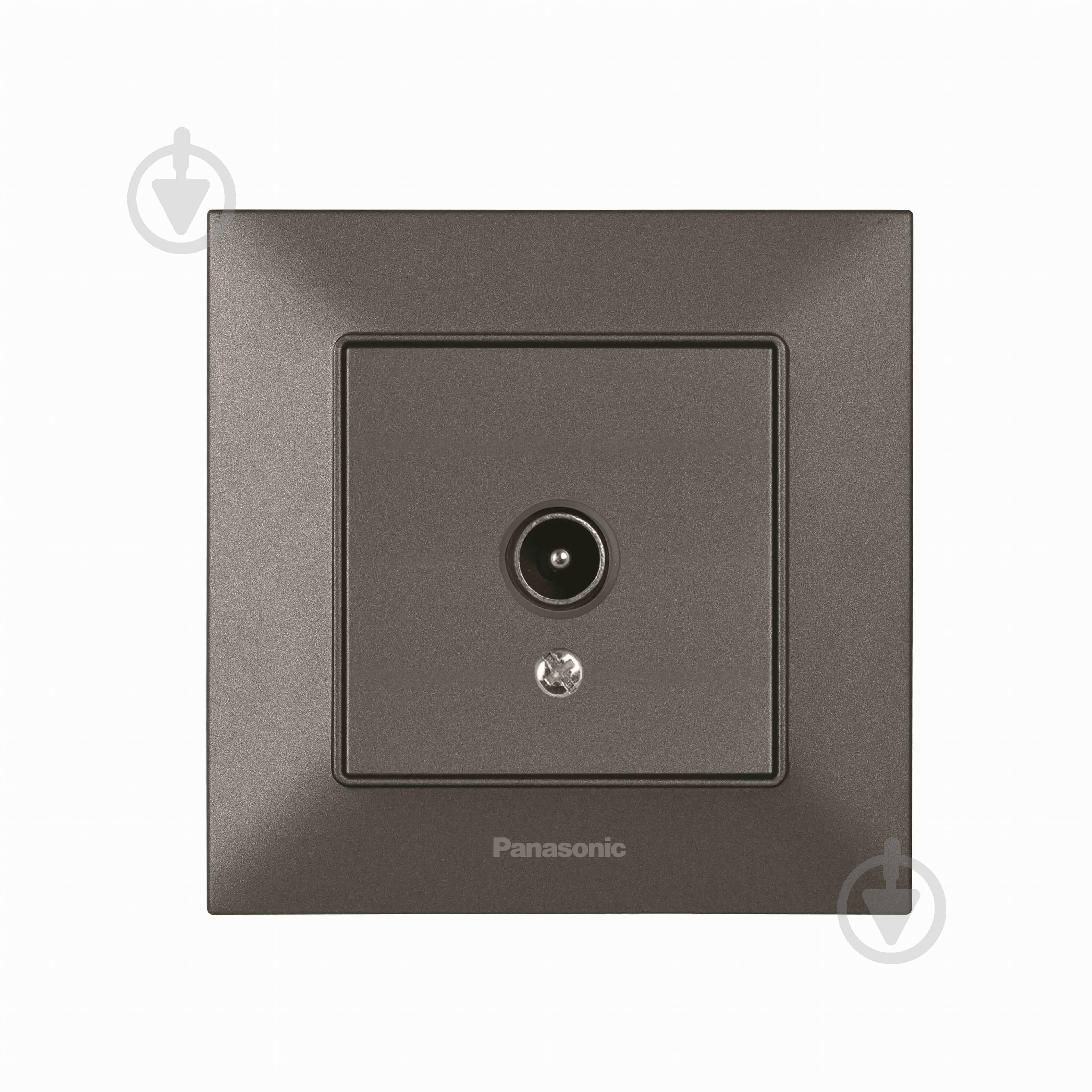 Розетка TV кінцева Panasonic Arkedia Slim, димч. - 259393
