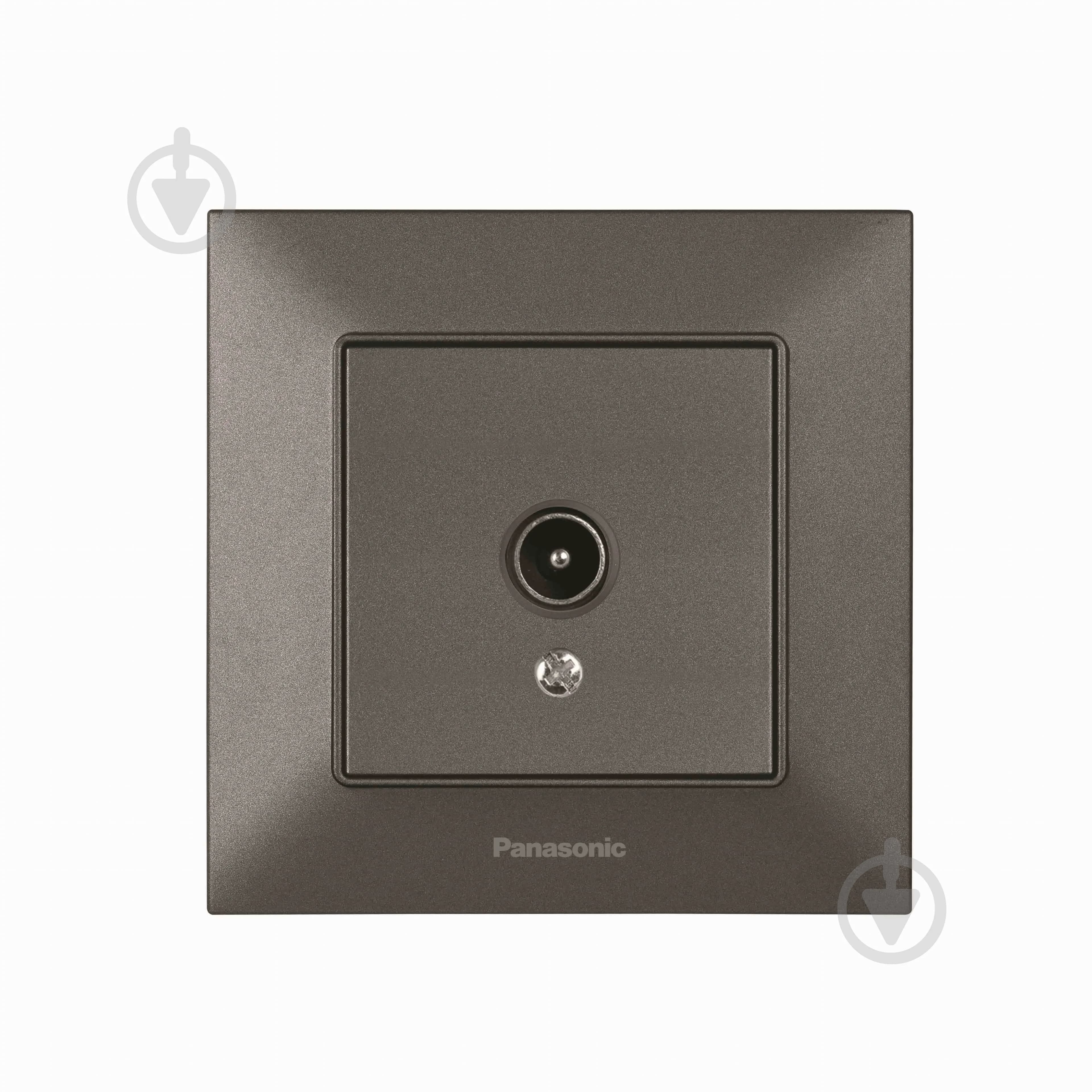 Розетка TV кінцева Panasonic Arkedia Slim, димч. - 187026405