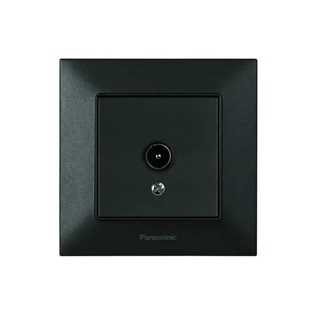 Розетка Panasonic Arkedia Slim ТV кінц., чорн. - 259409
