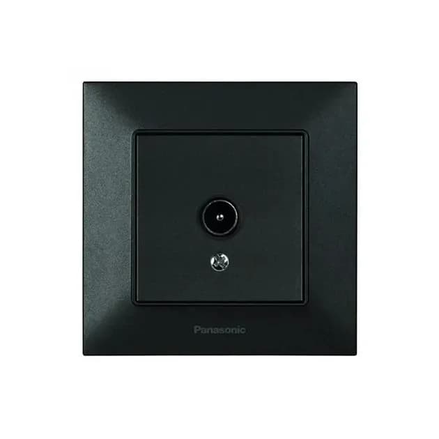 Розетка Panasonic Arkedia Slim ТV кінц., чорн. - 517721724