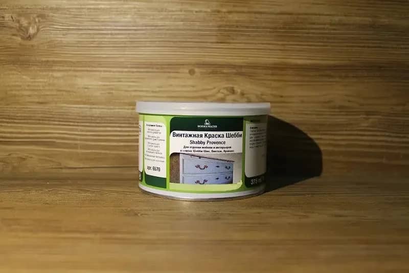 Меловая краска, Shabby Kreide Farbe, Borma Wachs, Decoration Line, 137 Зеленая сосна (Verde Foresta), 375 мл - 264358