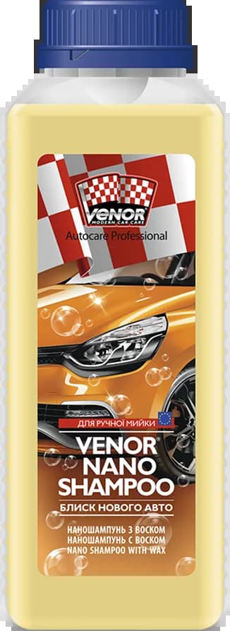 Автошампунь для ручного миття Venor Nano Shampoо 1 л - 628657187