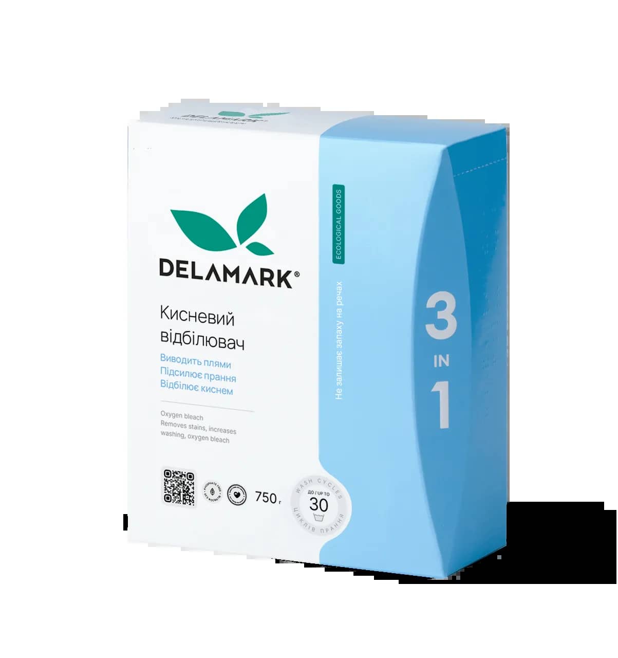 Усилитель стирки кислородный отбеливатель пятновыводитель Delamark 750 г (4820152330321) - 265325