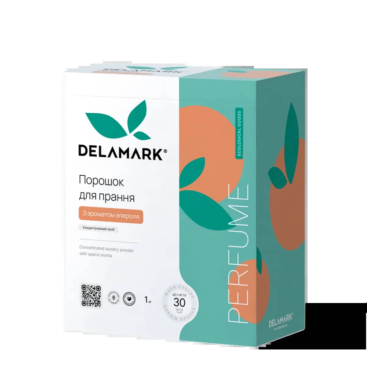 Универсальный концентрированный стиральный порошок DeLaMark с ароматом апероля 1 кг (4820152332509) - 265338
