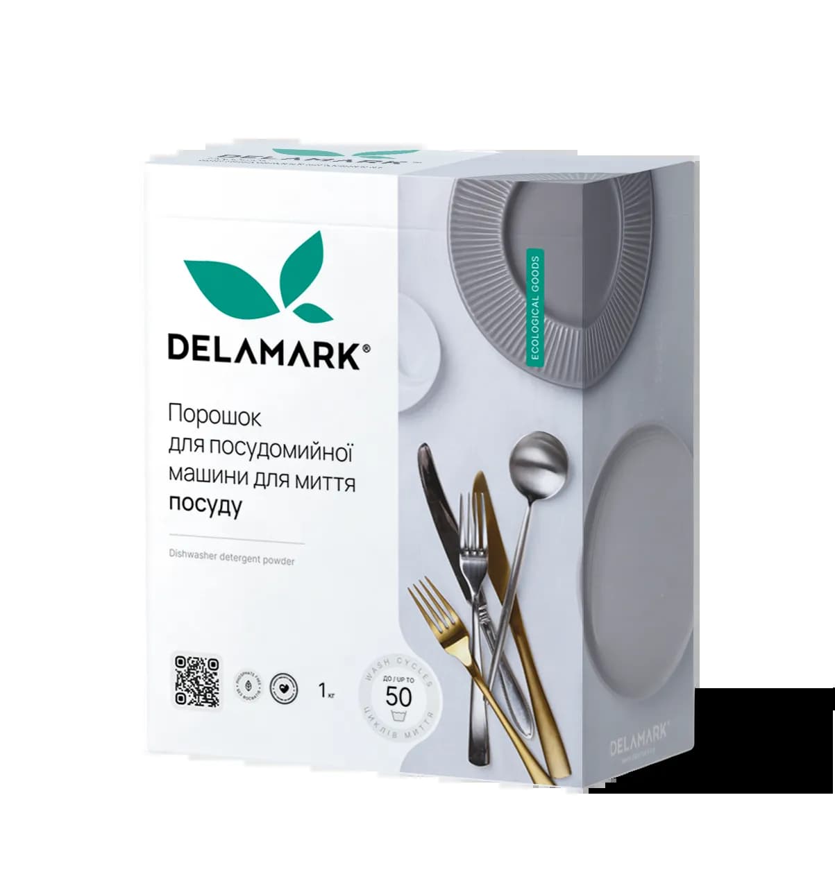 Средство для мытья посуды в посудомоечной машине Delamark1 кг (4820152330376) - 587409270