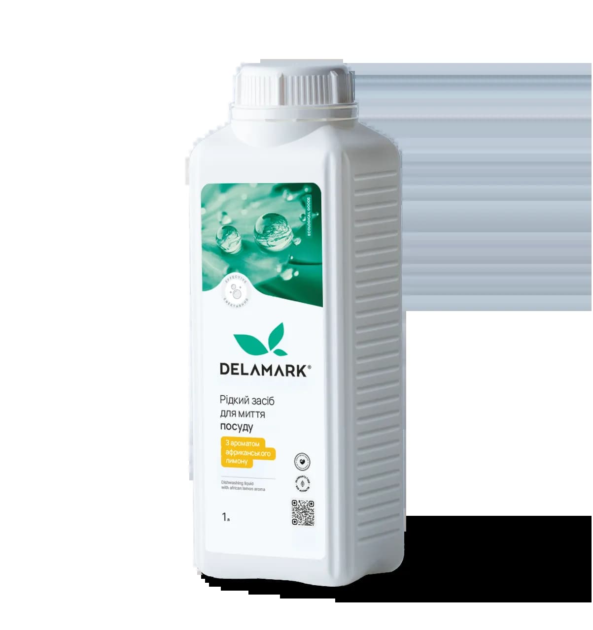 Средство для мытья посуды Delamark с эфирным маслом африканского лимона 1 л (4820152330642) - 732679709