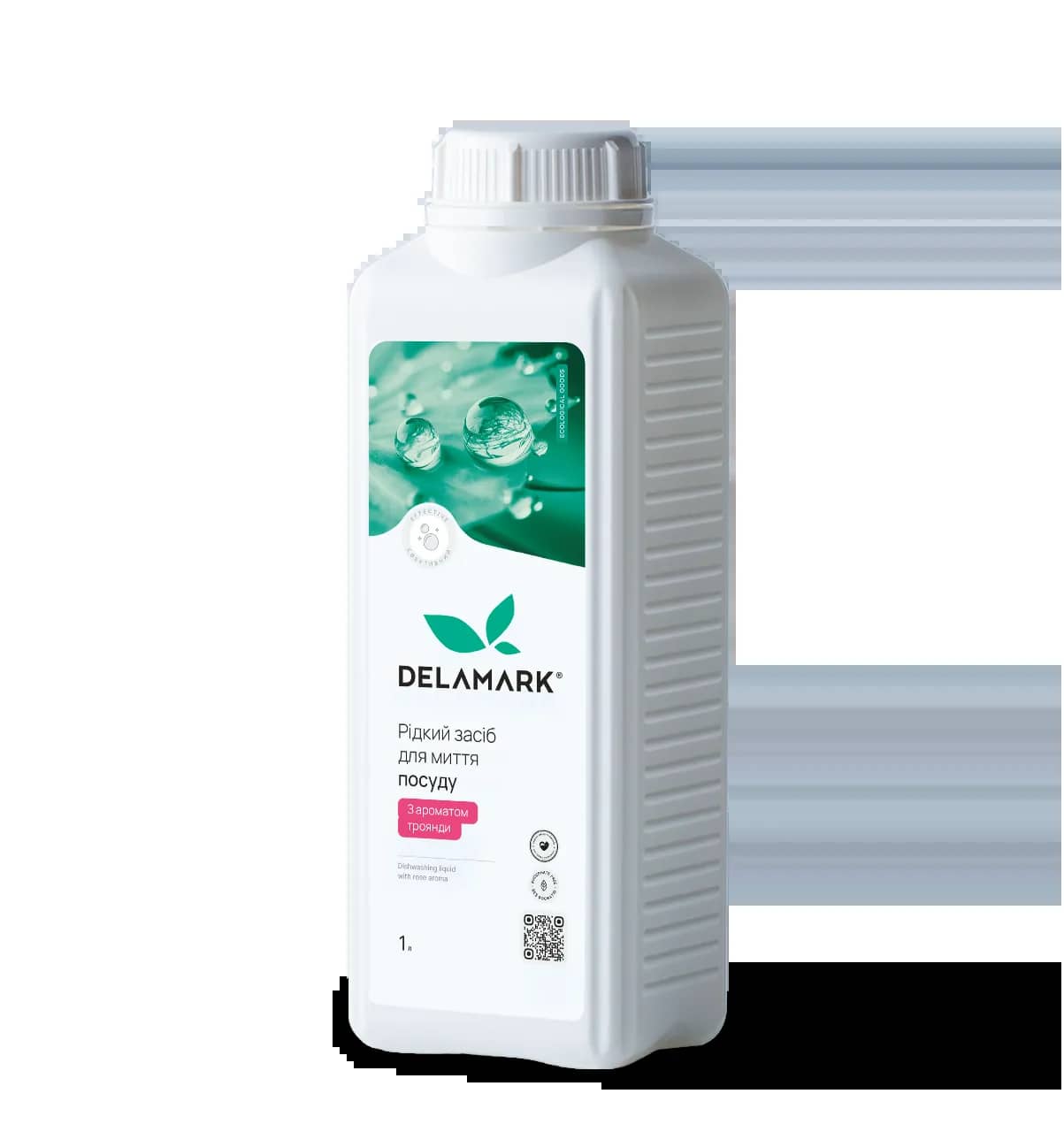 Средство для мытья посуды Delamark с эфирным маслом розы 1 л (4820152330666) - 265500