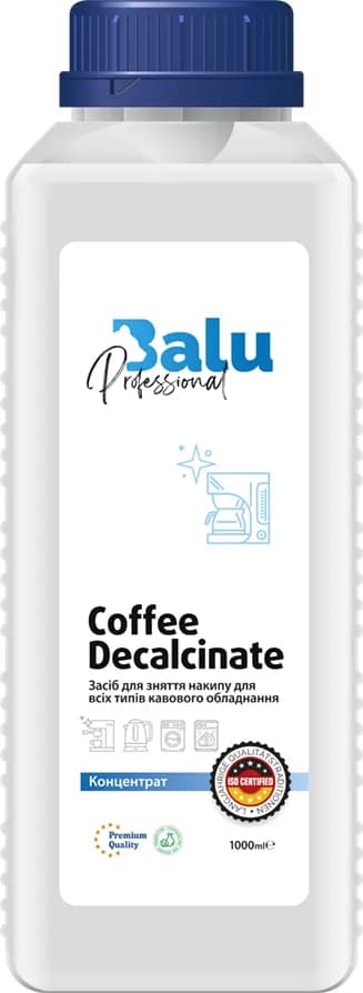 Засіб для видалення накипу в кавових машинах BALU COFFEE DECALCINATE 1 л - 076782208