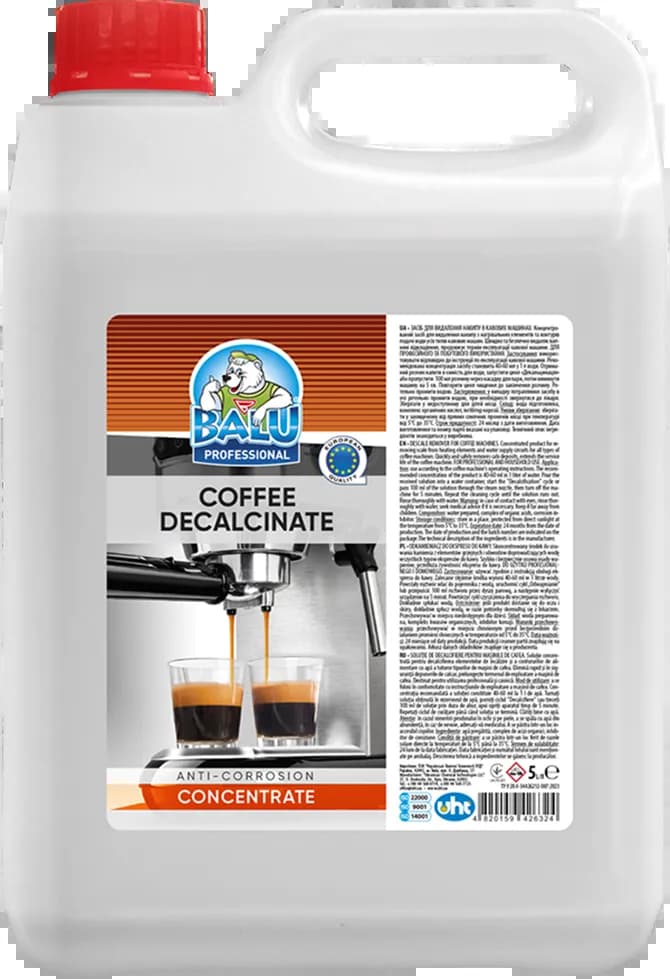 Засіб для видалення накипу в кавових машинах BALU COFFEE DECALCINATE 5 л - 069035624